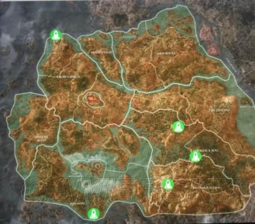 巫师3狂猎魔力之所地图位置一览
