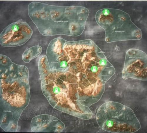 巫师3狂猎魔力之所地图位置一览