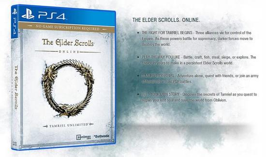 《上古卷轴OL》PS4版获六月畅销冠军