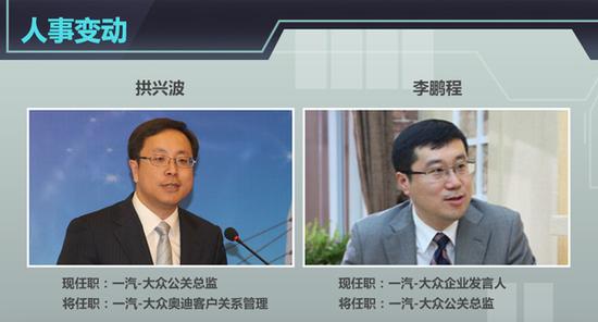 李鹏程将任一汽-大众公关总监