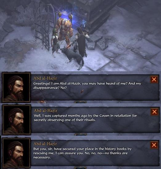 暗黑3新补丁中的老朋友：“话唠”阿卜杜回归