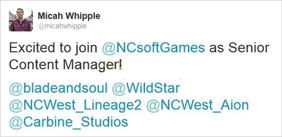 暴雪前社区经理加入韩国著名网游运营团队