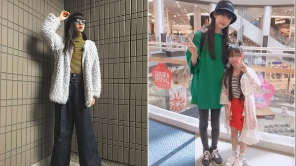 高颜值大长腿 日本174女模竟还在读小学