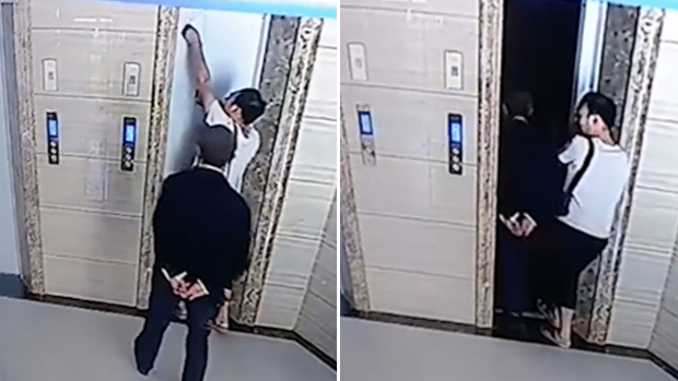 女婿擅自拧开电梯门 老丈人坠落8米电梯井