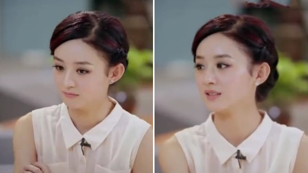 赵丽颖谈前任出轨：分手不留余地