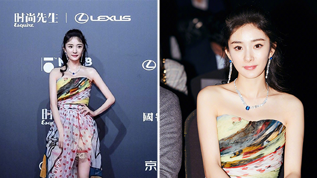 杨幂穿纱裙走红毯 女星的心机你不懂