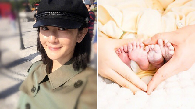 谢娜带双胞胎女儿打疫苗 扎针时情绪失控