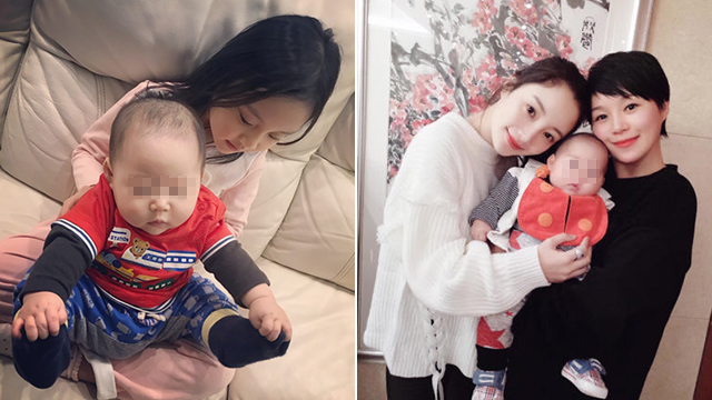 李小璐与闺蜜家庭聚会 甜馨抱娃娴熟妈妈未出镜