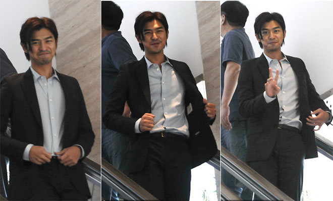 金城武即视感!陈柏霖翘兰花指整裤腰带