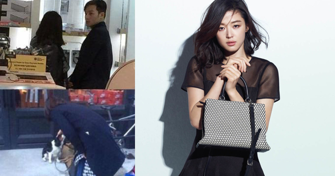 全智贤与老公重游求婚地 逛街与狗狗玩乐