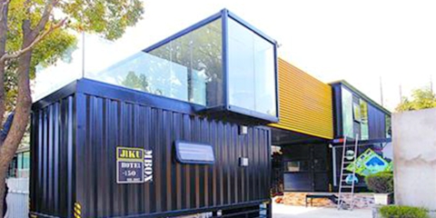 时髦“胶囊”房现身上海 28个集装箱总造价400多万元