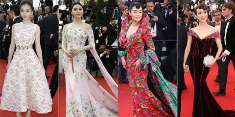 戛纳开幕红毯张馨予刮起东北风