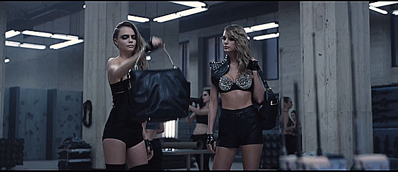 Cara出演《Bad Blood》MV