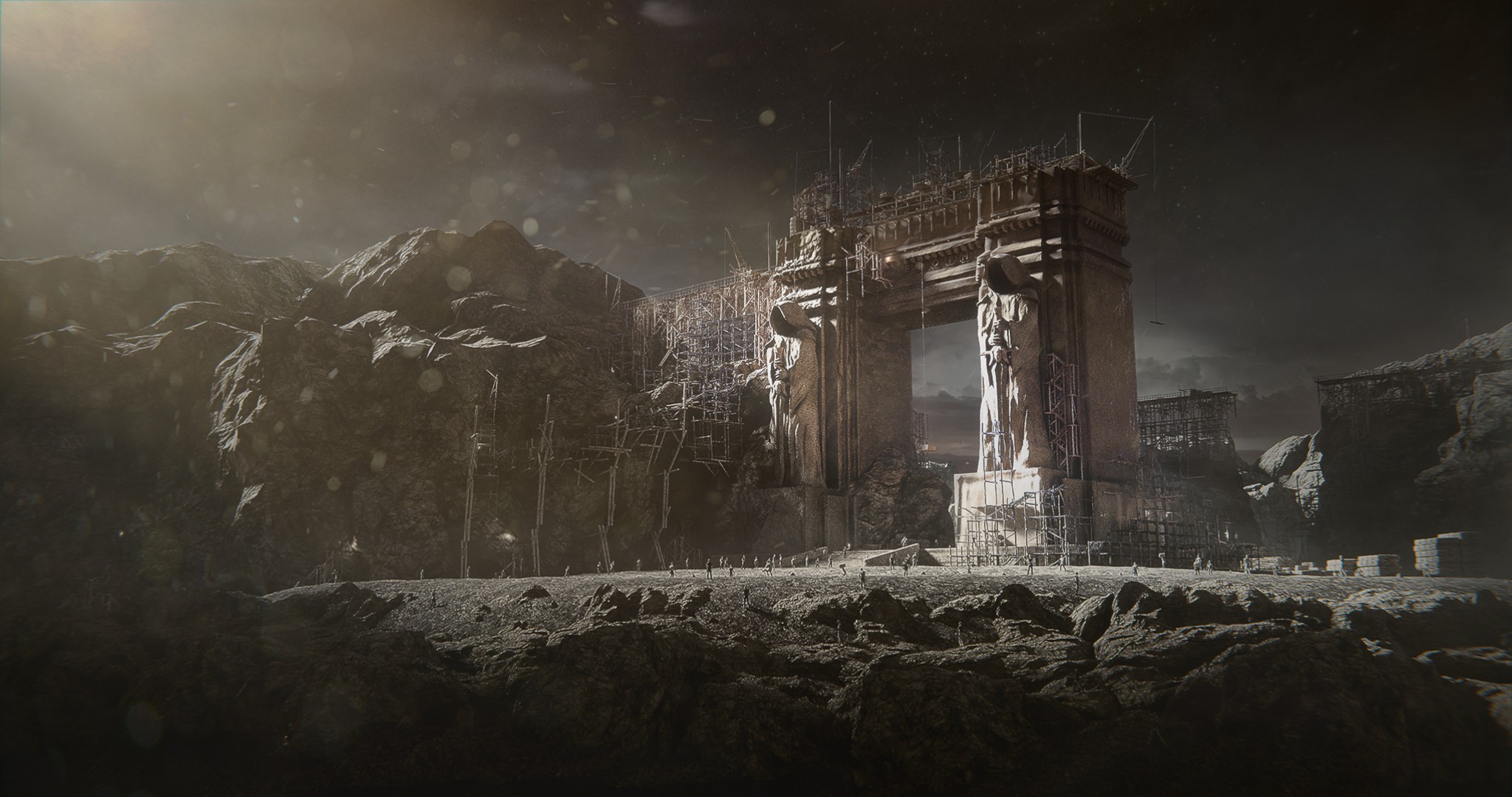  魔兽世界电影主题海报 再现黑暗之门入侵艾泽拉斯