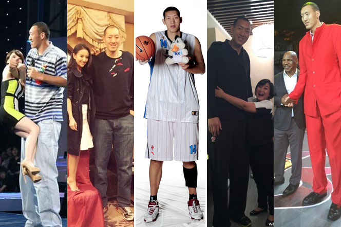 那些跟"巨人"孙明明合影的名人们