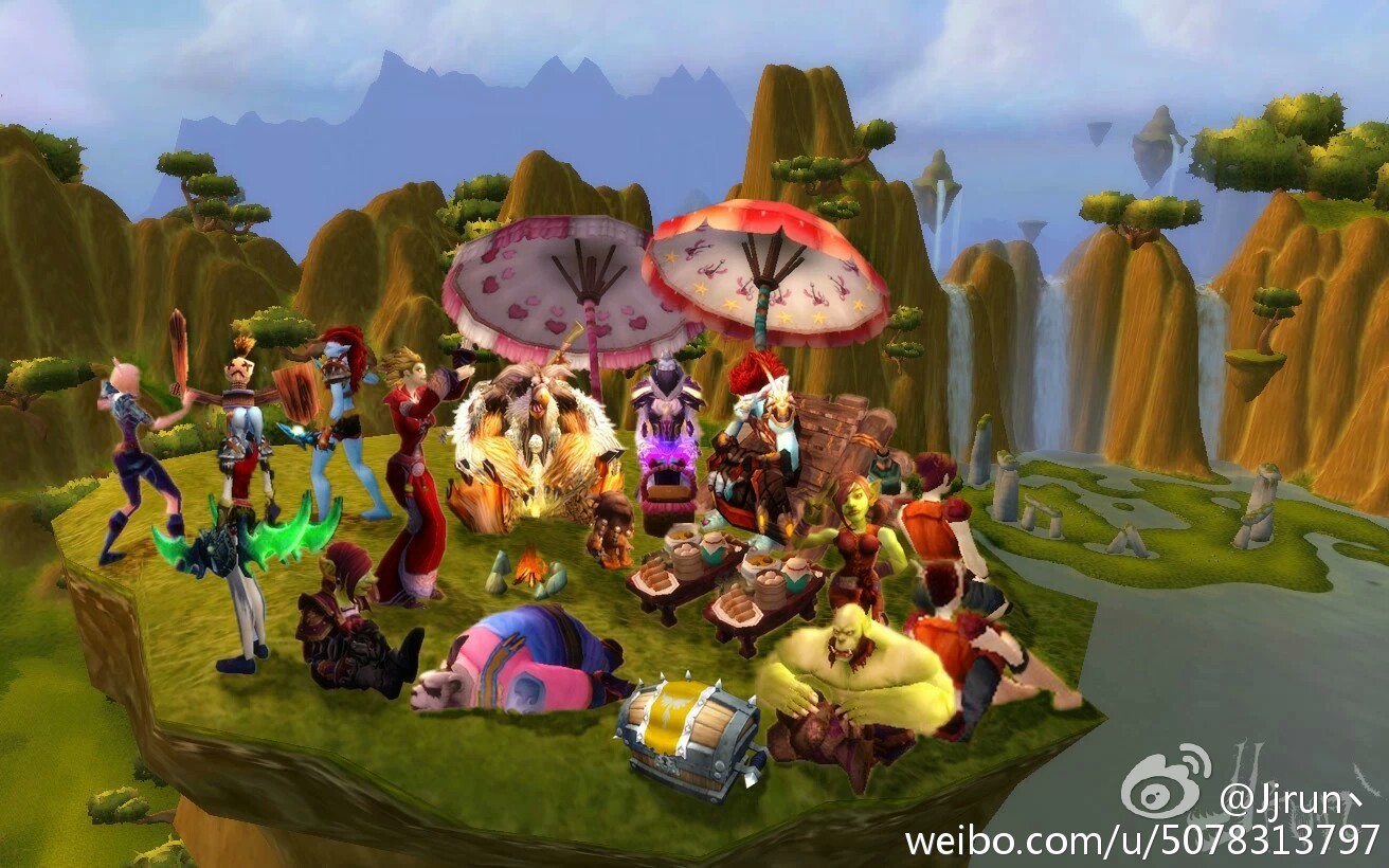 魔兽玩家大秀恩爱