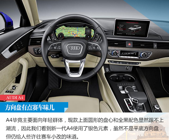 更具力量感 新一代奥迪A4官图解析