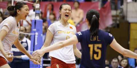 中国女排夺大奖赛埼玉站冠军