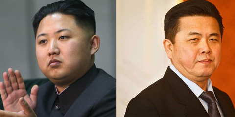 金正恩在平壤会见叔叔金平日