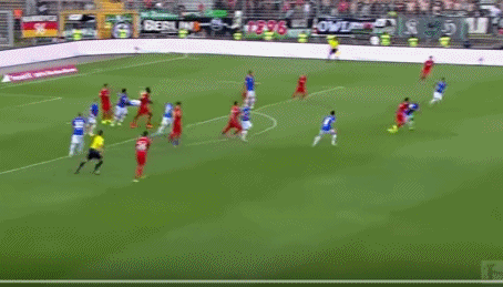 黑勒长途奔袭进球