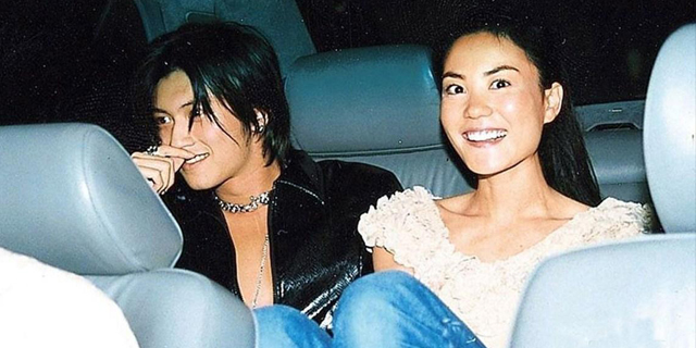 锋菲摆宴庆生贴面吻疑好事近