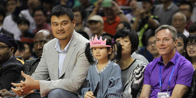 姚明女儿快高过小四怎让娃长高