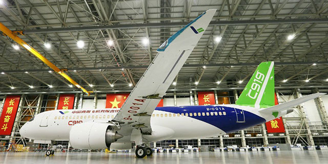 设计人员否认C919系组装货.图