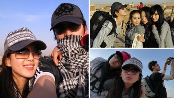 杨幂刘诗诗游埃及旧照