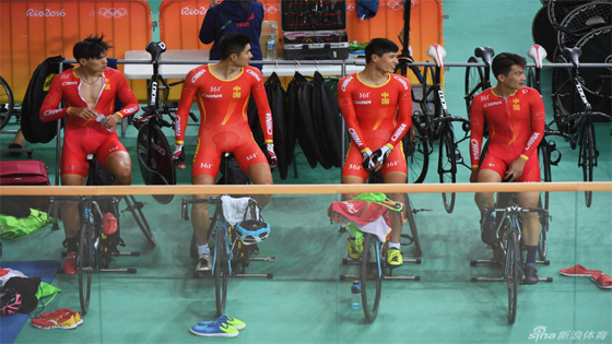 中国自行车队训练备战
