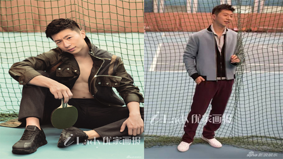 马龙登杂志封面小秀胸肌