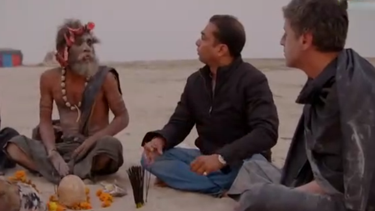 实拍记者与食人族面对面 酋长说了一句话……