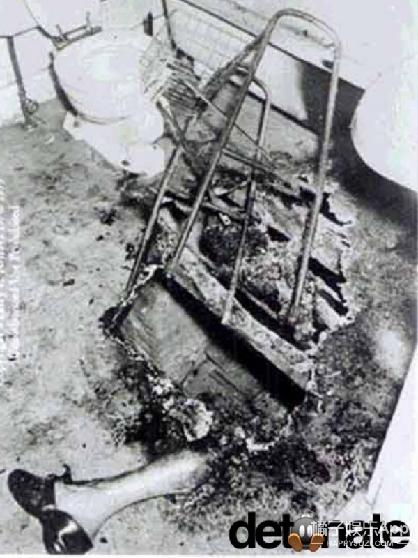 5、自然燃烧受害者.这是一张1972年的照片，这张照片里的受害者的身体没有理由的自燃了。其实世界上还有很多自燃的案例……