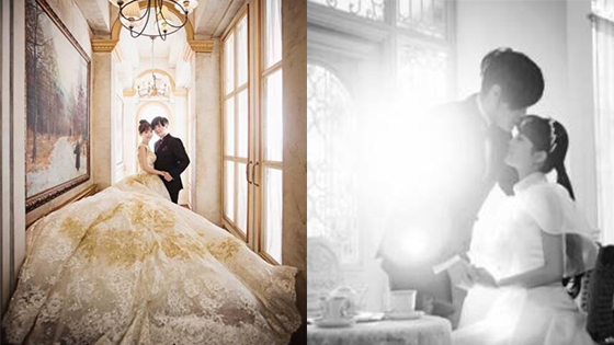 HOT文熙俊昭燏婚纱照公开