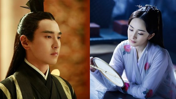 杨幂歪头闭眼蛇吻超唯美 赵又廷警告:很危险