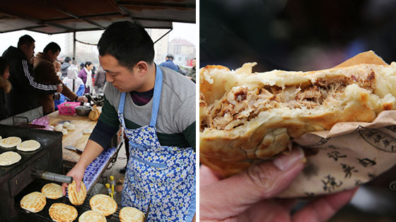 老师辞职卖肉夹馍 收入翻番