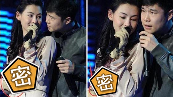 小沈阳搂张柏芝合唱 手放在这个部位有点尴尬