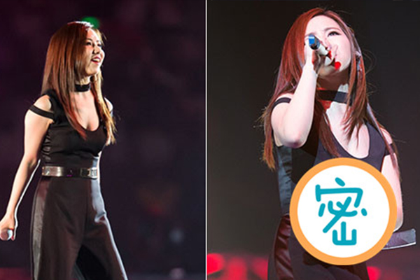 邓紫棋出席活动演唱到一半腰带意外松掉 机智化解