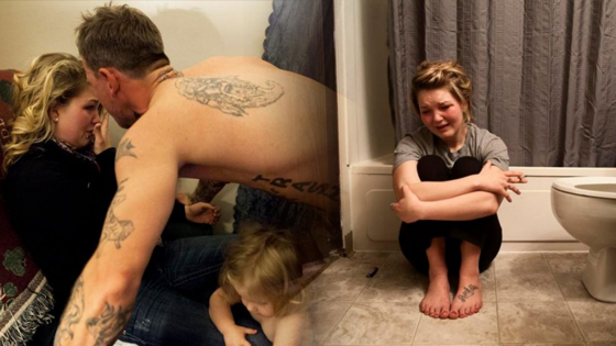 女子遭遇家暴被打到呕吐