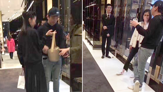 王思聪带饮料购物被拦 反问“你不认识我？”