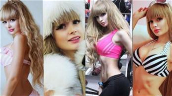 俄罗斯惊现真人芭比 爆红网络