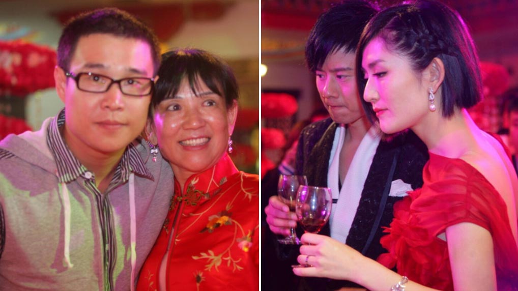 张杰谢娜未曝光婚宴照