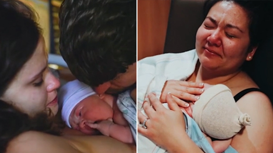 妈妈第一次见到自己的孩子 这一刻最真实的妈妈们