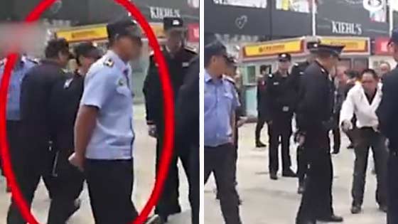 城管众目睽睽下嬉笑戏弄盲人？真相却是……