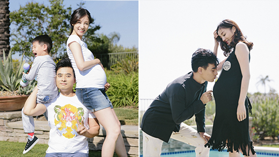 甜蜜!陈龙章龄之二胎孕照曝光