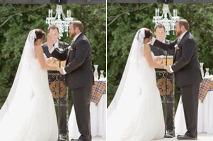 新郎婚礼现场打新娘耳光 宾客惊呆新娘却笑了……