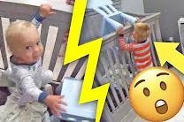 三岁小哥哥成功帮弟弟越狱 对监控鬼魅一笑