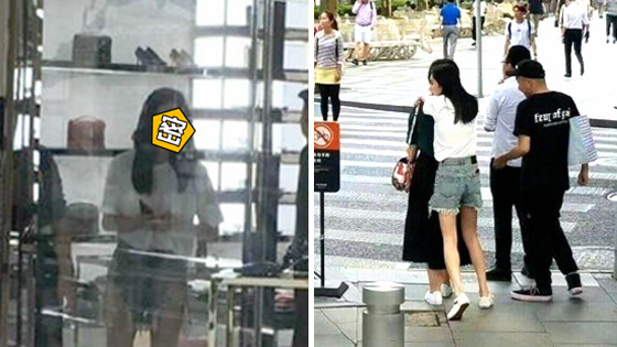 路人抓拍下的杨幂长这样 这笔直长腿没sei了!