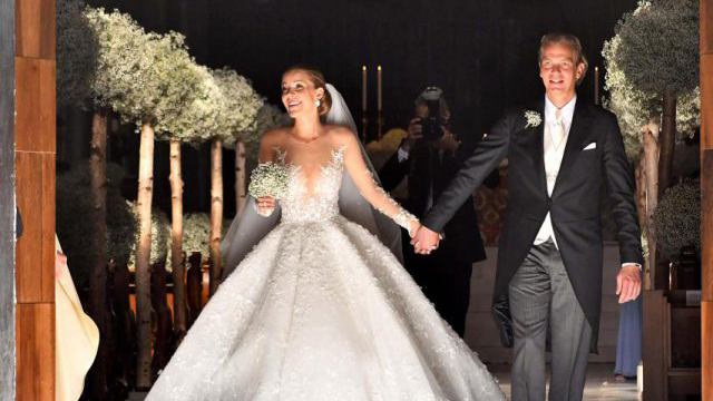 施华洛世奇继承人奢华婚礼 满眼都是闪耀的光