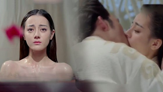 迪丽热巴被扑倒花式强吻 沐浴戏曝光看红脸