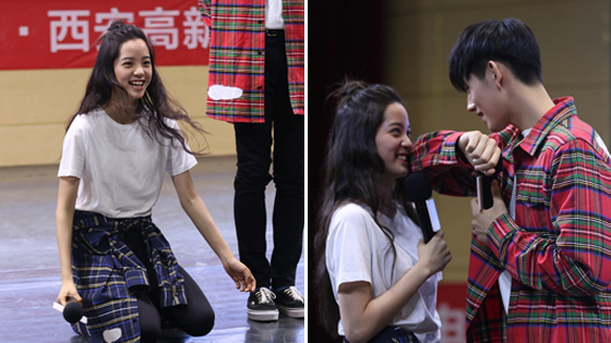 欧阳娜娜当场跪地惊呆众人